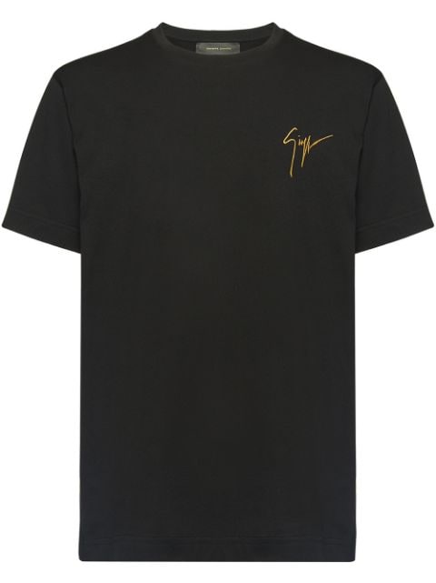 Giuseppe Zanotti logo embroidered T-shirt