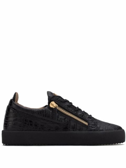Giuseppe Zanotti Frankie crocodile-embossed low-top sneakers