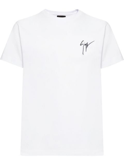 Giuseppe Zanotti logo embroidered T-shirt