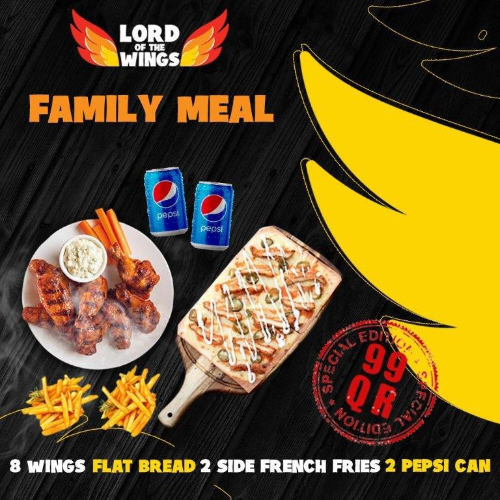 Lord of the Wings Family Meal