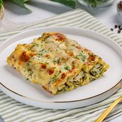 Chicken Alfredo Manicotti