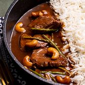 Garlic Beef And Asparagus Stir Fry With Rice