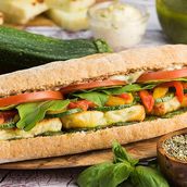 Grilled Halloumi Sandwich