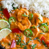 Shrimp Curry With Rice