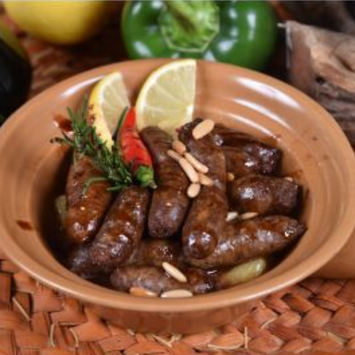 Makanek with Pomegranate Syrup