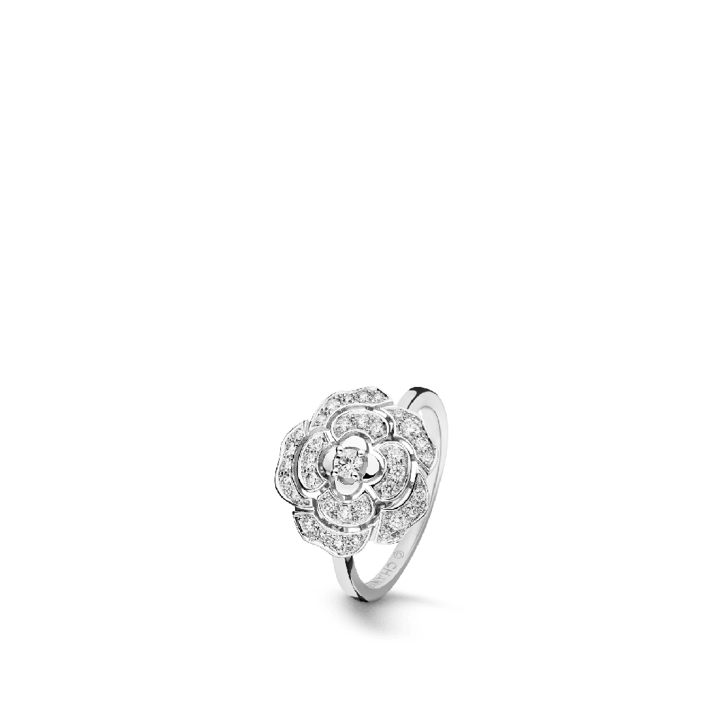 Bouton de Camélia ring