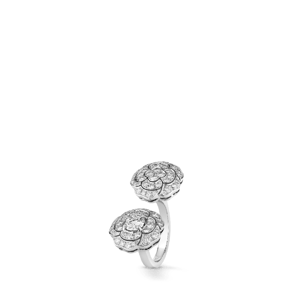 Bouton de Camélia ring