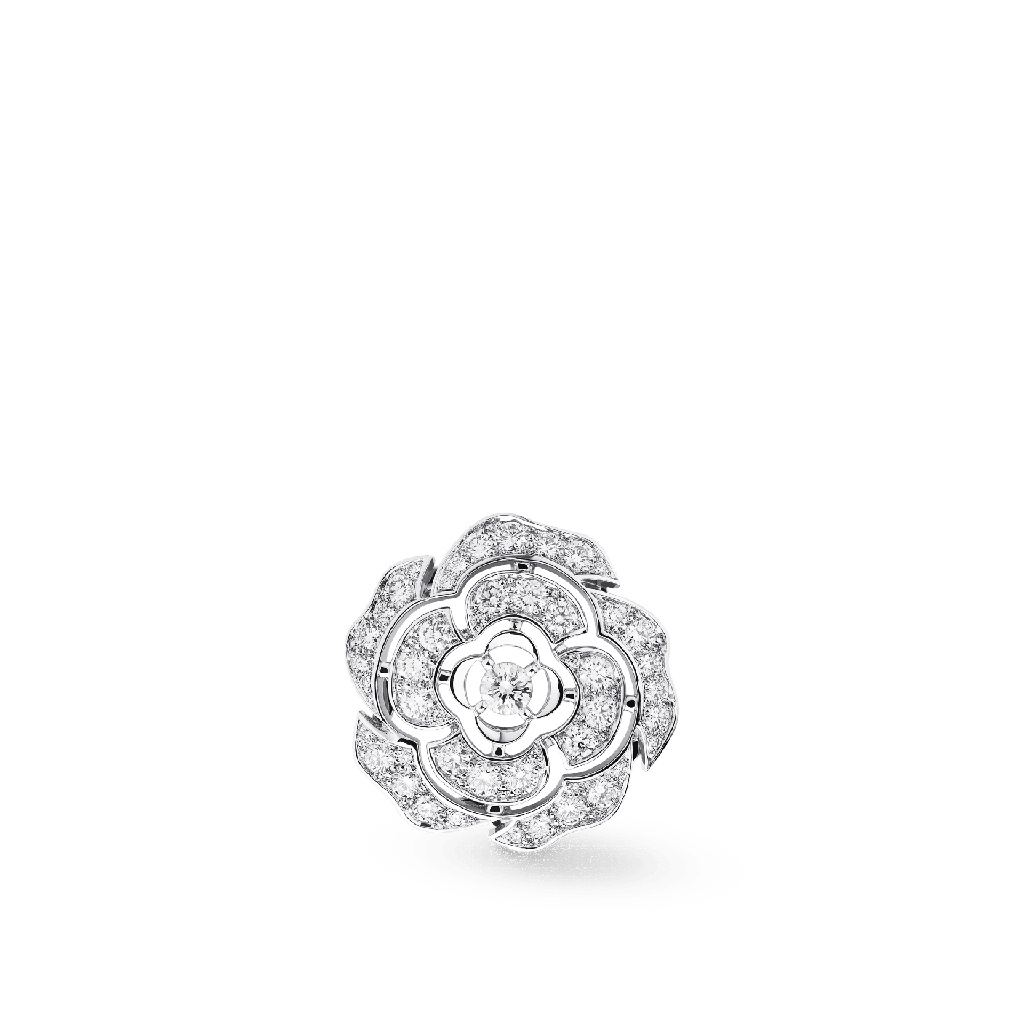 Bouton de Camélia brooch