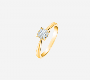 Look Alike Solitaire Ring