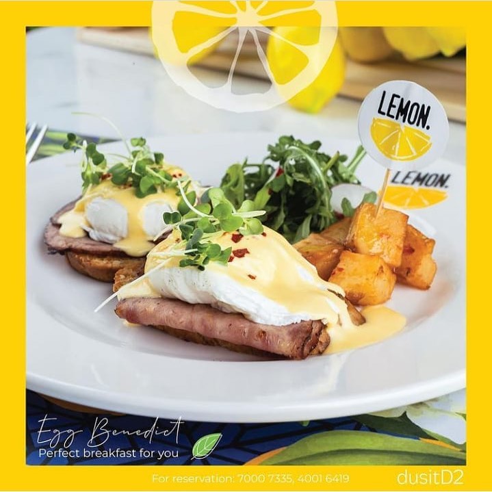 Delicious Food and Beverages at emon Garden Rest and Cafe - Wyndham Doha