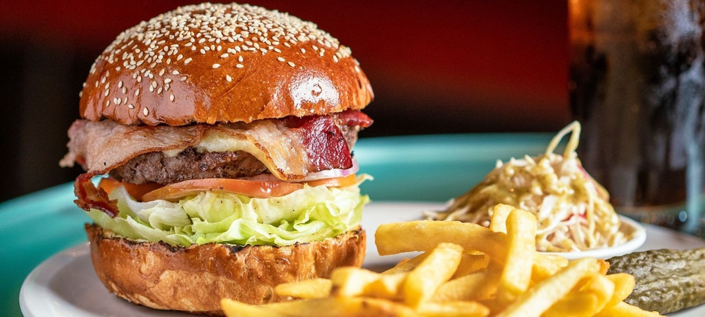 Delicious Food and Beverages at Champions Sports - Marriott Marquis