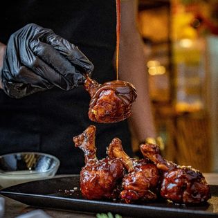 Delicious Food and Beverages at Garage Burger