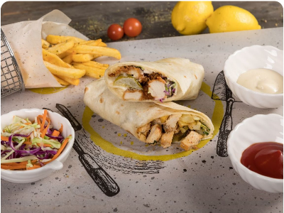 Southern Fried Chicken Wrap