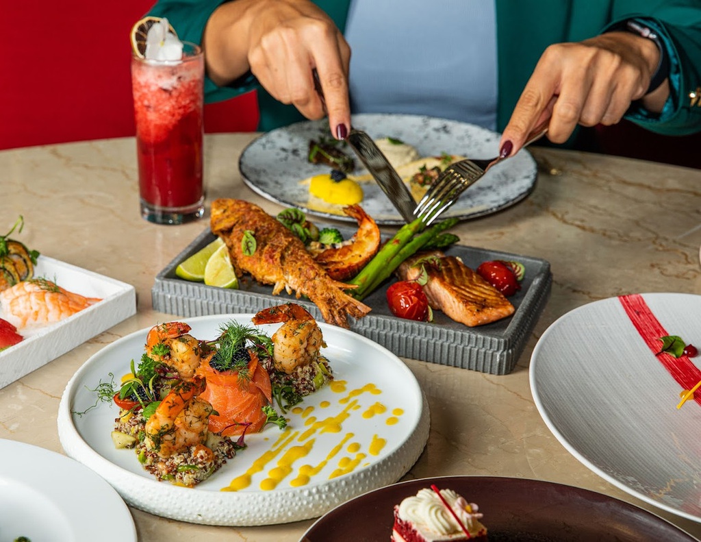 Delicious Food and Beverages at Al Hubara