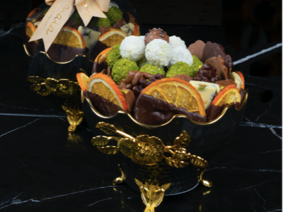 Maia Premium Chocolate Black Bowl