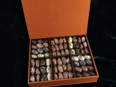 Maia Premium Date Orange Leather Box 2.7 Kg