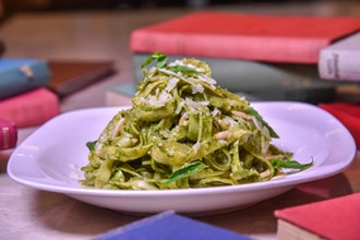 Pesto Fettuccine Pasta