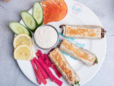 Lamb Shawarma Markouk Finger - 3 Pieces