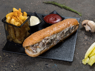 Beef Stroganoff Sandwich