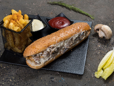 Chicken Stroganoff Sandwich