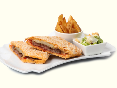 Homemade Smoked Chicken Panini