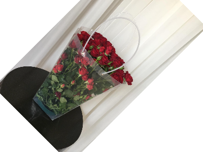 025 Transparent Basket Of Flower