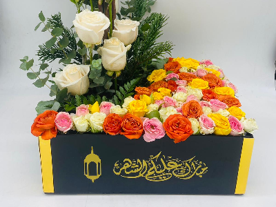 10 Acrylic Black Box With Gold Lining Design