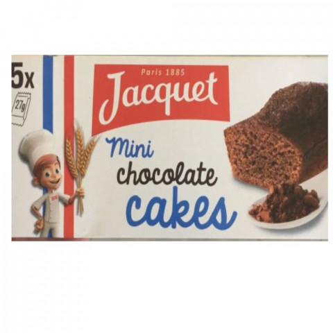 Jacquet Cake-Mini Chocolate Bar 135g