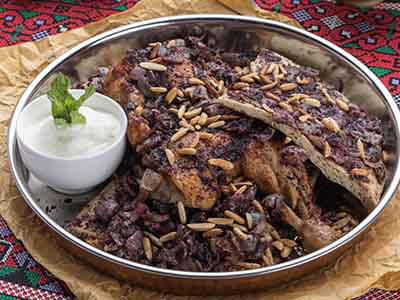 Chicken Musakhan With Taboon Bread