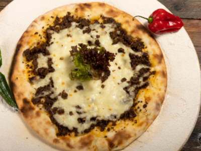 Sausage And Cheese Manoushe