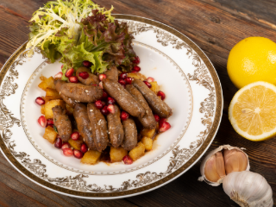 Special Sausage With Pomegranate Molasses
