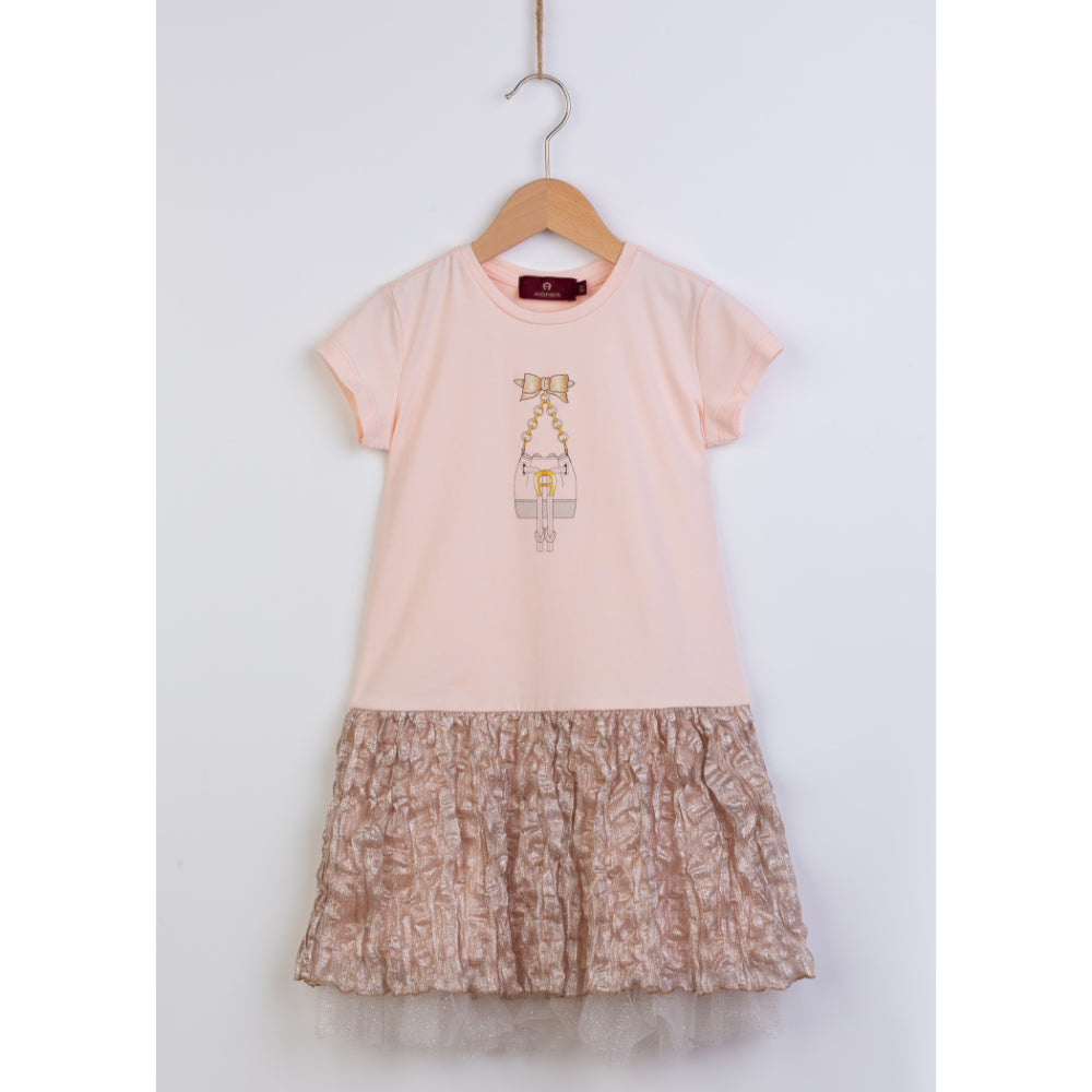 Aigner Kids Pink Dress