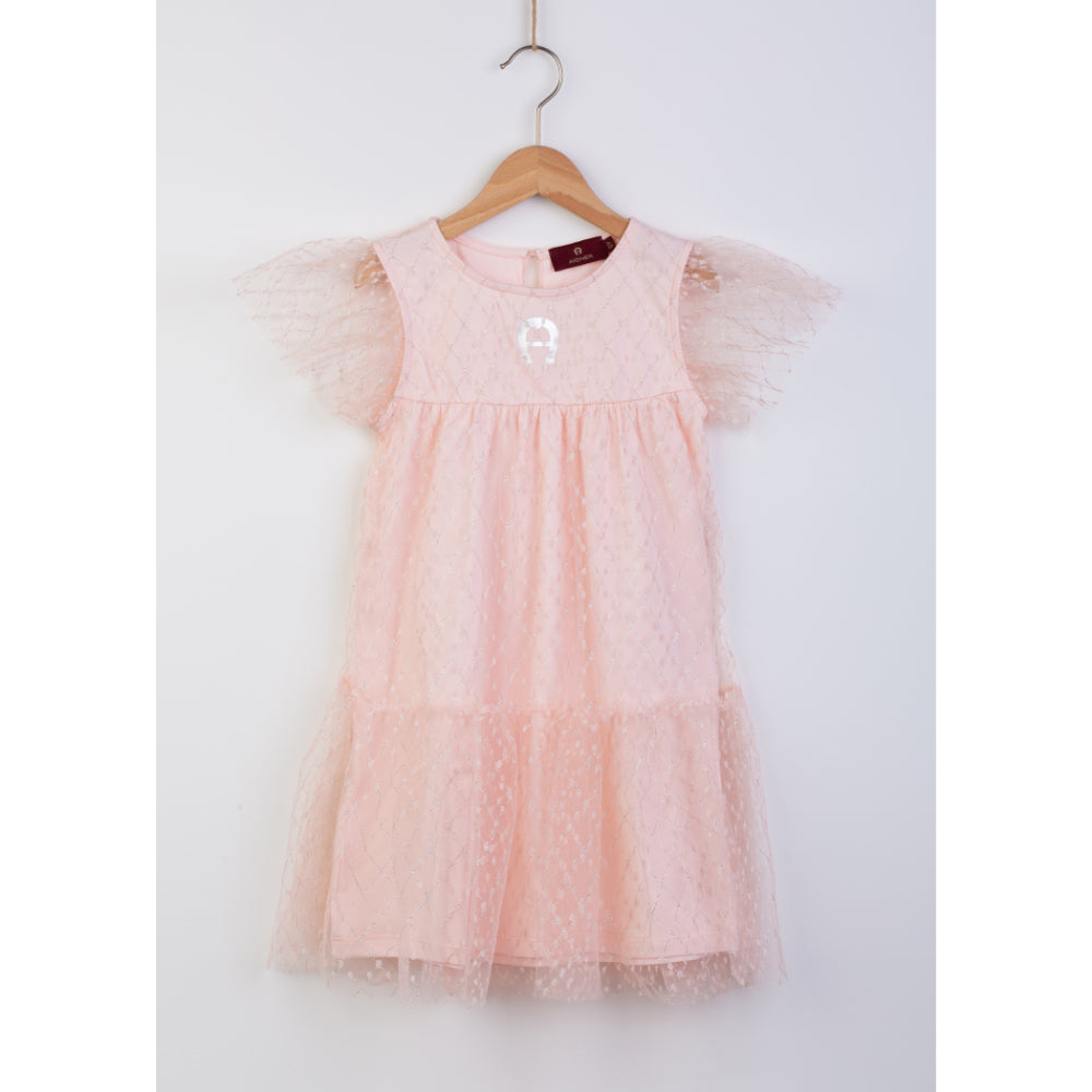 Aigner Kids Pink Dress
