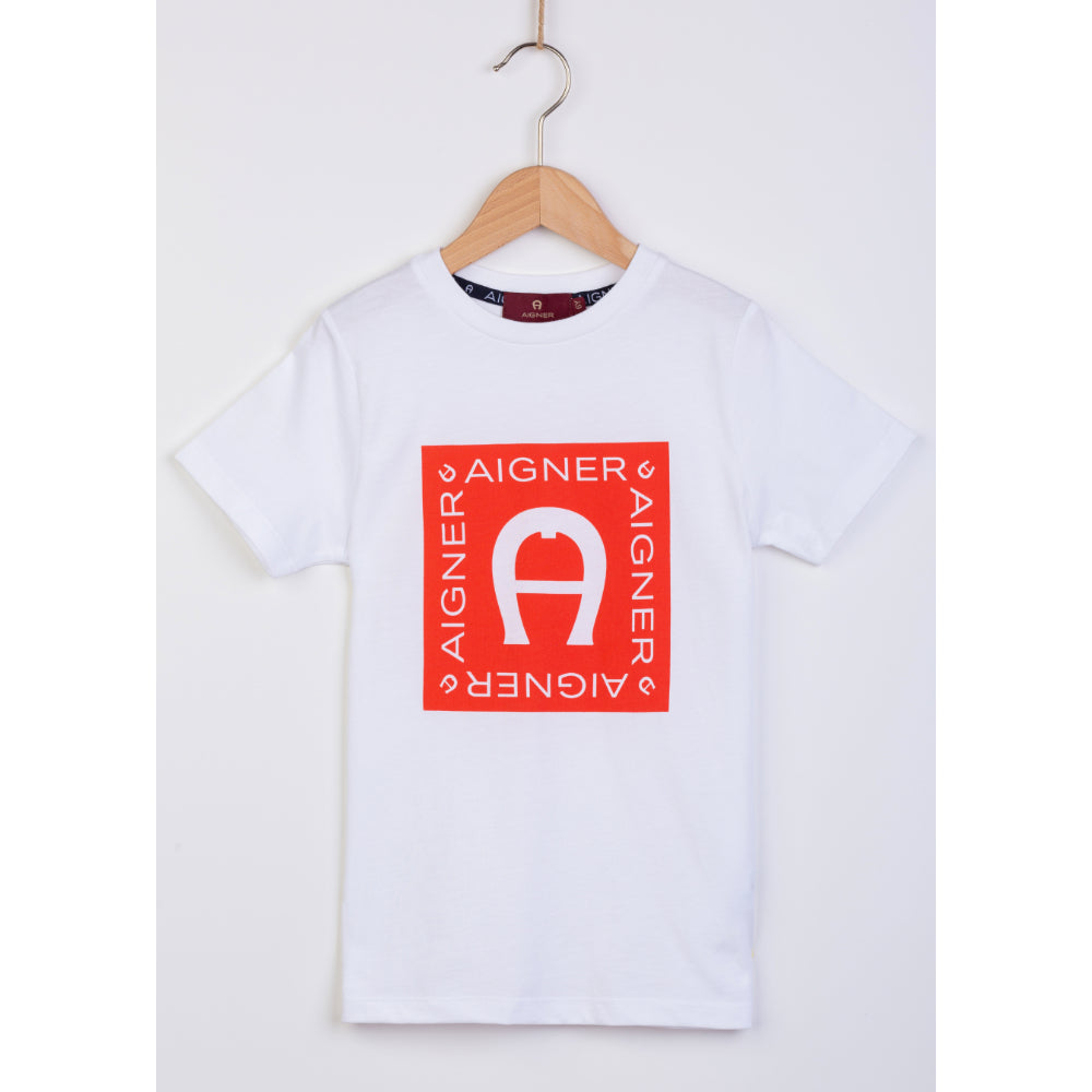 Aigner Kids White T-Shirt
