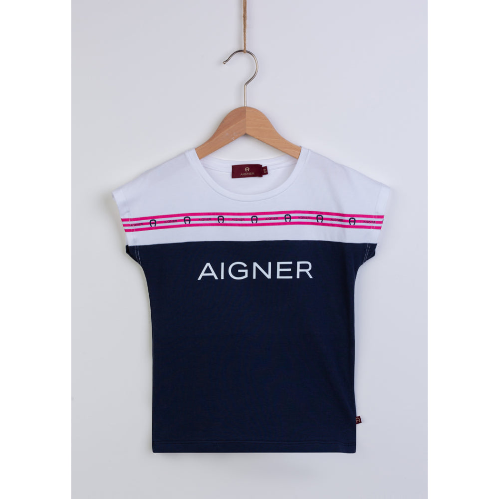 Aigner Kids Navy T-Shirt