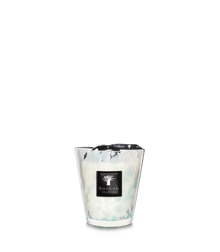 Baobab Sapphire Pearls Candle Max 24 Cm